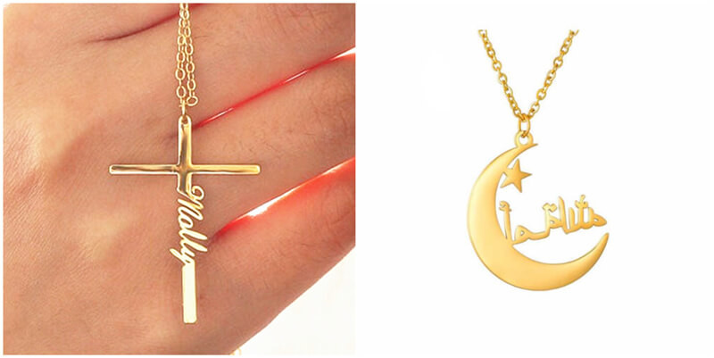 wholesale custom logo pendant maker, custom separate heart necklace wholesale manufacturers